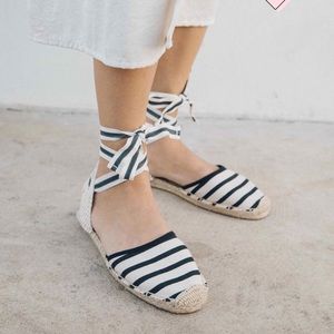 Soludos Striped Sandals - New Without Tags